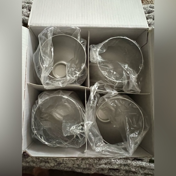 Set of four (4) Stainless Steel Stemless Wine Glasses (18 oz.) - Picture 3 of 5